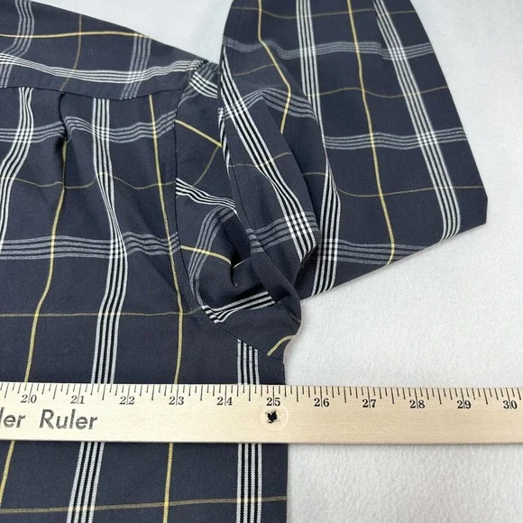 CE Schmidt Workwear Shirt Mens Large Blue Plaid Long Sleeve Button Up Work - Picture 9 of 11